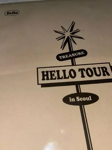 treasure 서울 콘서트 Hello 포스터 A3