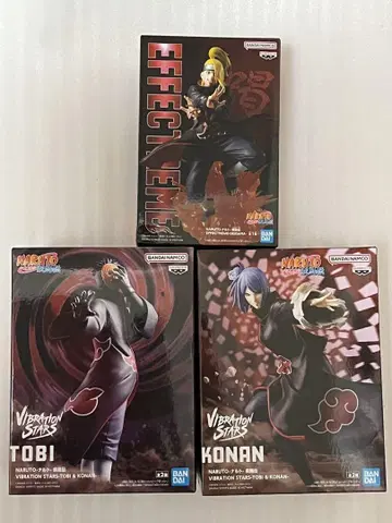 NARUTO 데이다라 토비 코난 피규어 세트