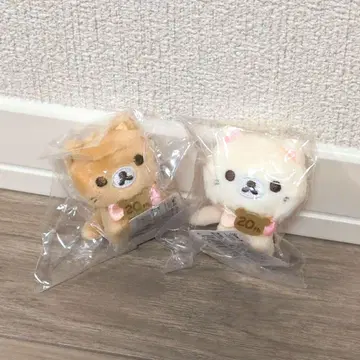 리락쿠마 20주년 성년식 초이스 봉제 인형 고양이 2개 세트