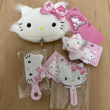참미 키티 헤어 클립 키라 데코 미니 참 코인 케이스