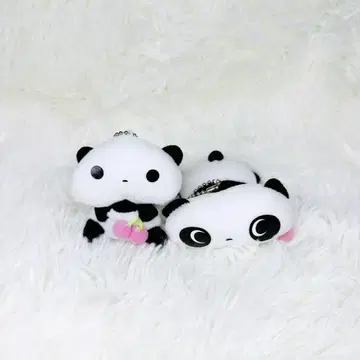 레어 새상품급 타레판다 치비타레 체리 봉제 인형 마스코트
