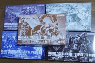 HG 1/144 서던크로스대 5기 세트