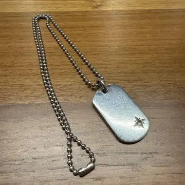 실버 950 각인 목걸이 탑