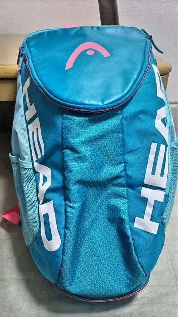 HEAD 라켓 백 파랑과 핑크