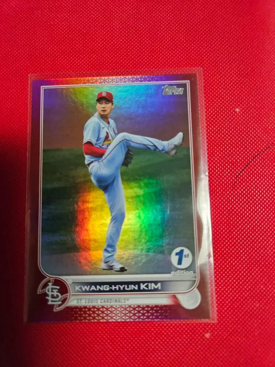 김광현 50장 한정 2022 Topps Red foil 카드