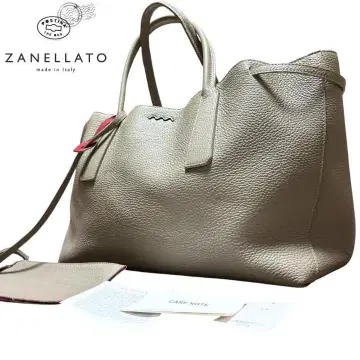 자넬라토 ZANELLATO 토트백 파우치 포함 듀오메트 가죽