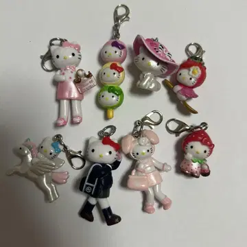 헬로키티 참 키링 지역 특산품 키티