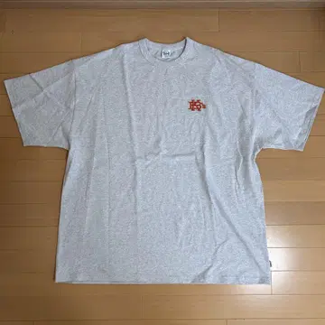 새상품급 KEBOZ 케보즈 티셔츠 자수 로고 백 프린트 그레이 2XL