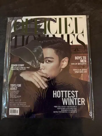 Official HOMMES BIGBANG TOP 잡지  탑  도서