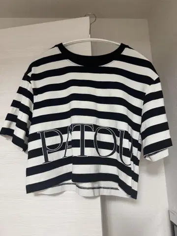 PATOU 보더 반팔 티셔츠 XS