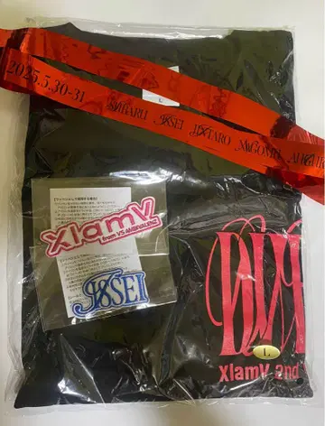 XlamV 2nd LIVE -DUH- 티셔츠 와펜 이세이