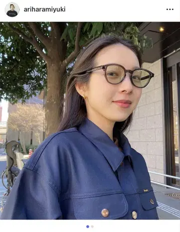 아리하라 미유키 착용 Wrangler 블랙 캐주얼 자켓