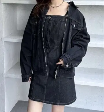 archives 데님 원피스