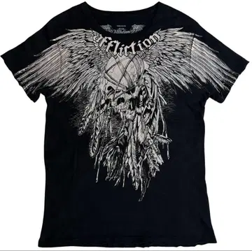 00s archive Affliction 티셔츠 sk8 그런지 y2k