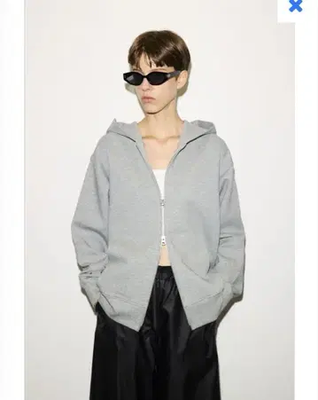 THROW BY SLY DOUBLE KNIT ZIP 후드티