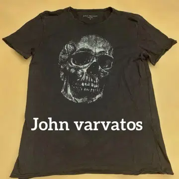 John varvatos 존 바바토스 구제 의류 스컬 프린트 티셔츠