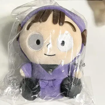닌자 타마 란타로 앉은 봉제 인형 오하마 칸에몬