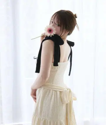 미사용 새상품 andmary Natalie long dress 아이보리