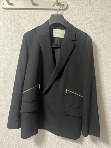 CULLNI 더블 새틴 ZIP 포켓 테일러드 자켓