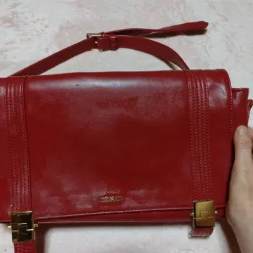 moussy 레드 숄더백 플랩형