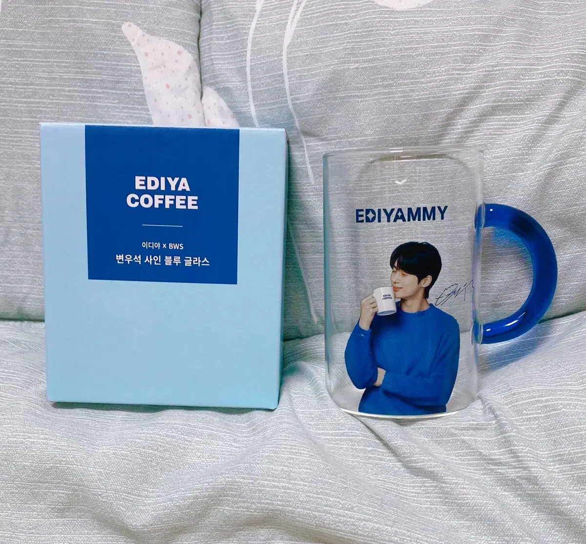 Byeon Wooseok Ediya (Signature Blue Glass)