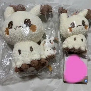 포켓몬 포켓피스 미미큐 봉제 인형과 함께