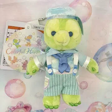 오르멜 봉제 인형 배지 더피 컬러풀 해피니스