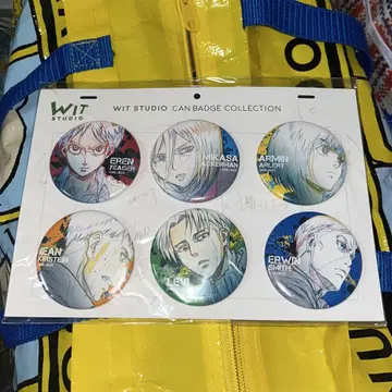 진격의 거인 WIT STUDIO 캔뱃지 컬렉션 6종 세트