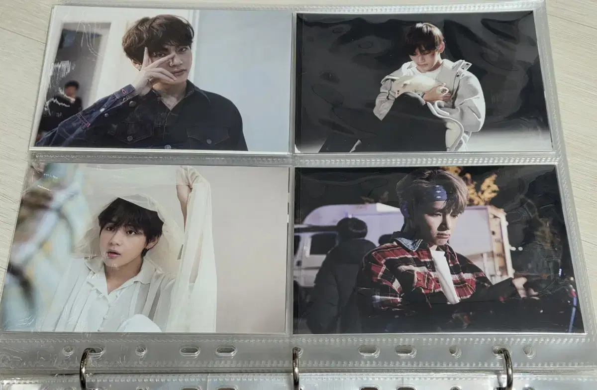 (15장 풀세트) 방탄 오늘 뷔 태형 인화사진 일괄 양도