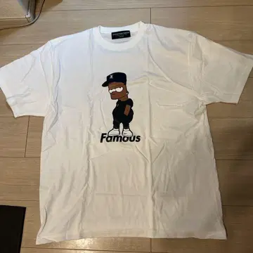 WORLD wide FAMOUS 화이트 티셔츠 2XL