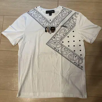 WORLD wide FAMOUS 반다나 패턴 티셔츠 XL