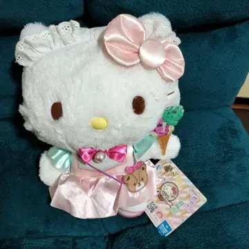 헬로키티 봉제 인형 드레스 아이스크림