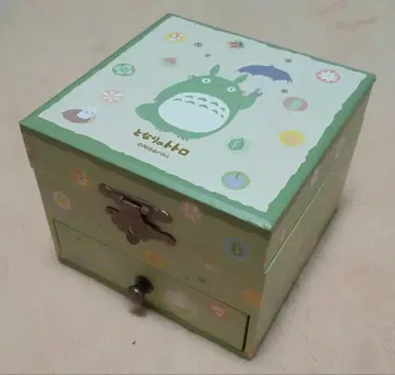 지브리 이웃집 토토로 오르골 페이퍼 박스 소품함