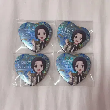 아이돌 마스터 SideM 오카무라 나오오 하트 캔뱃지