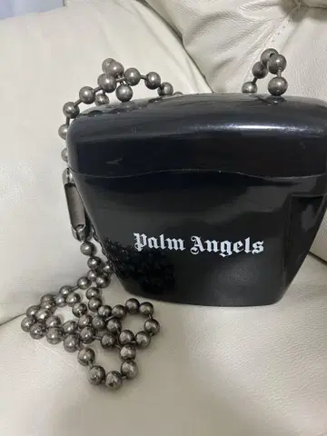 Palm Angels 박스형 숄더백 블랙