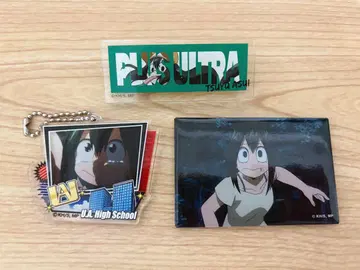 나의 히어로 아카데미아 아스이 츠유 캔뱃지 아크릴 키링 아크릴 배지