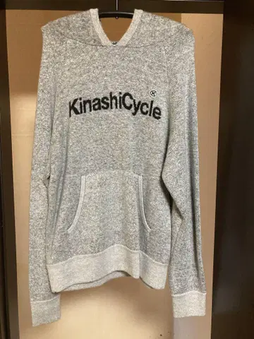 Kinashi Cycle 그레이 XL 모헤어 니트 후드티
