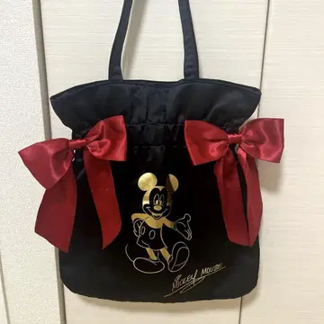 Maison de FLEUR 디즈니 더블 리본 토트 미키