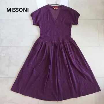 MISSONI 미쏘니 린넨 개더 원피스