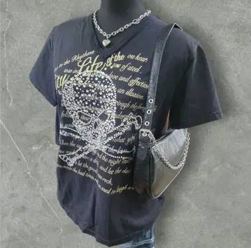 00s archive Y2K grunge 해골 시크 스타일 헤이세이 갸루