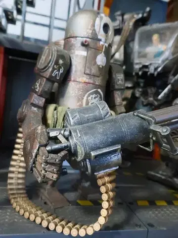 ThreeA 쓰리 에이 3A 근미래 로봇 스팀펑크 페인팅 완료품
