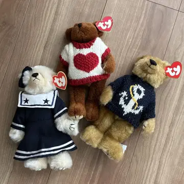 테디베어 ty 3개 세트 봉제 인형 곰 미국 구매