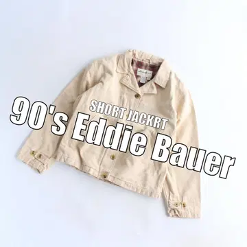90s 에디 바우어 숏 자켓 캔버스 미국 빈티지 의류 [G131