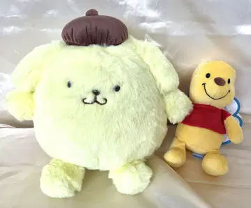 폼폼푸딩과 곰돌이 푸 봉제 인형 세트