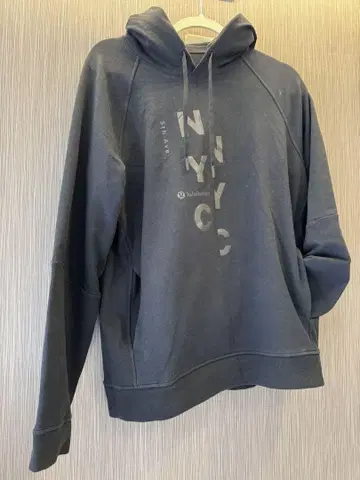 룰루레몬 NYC 5th Ave 후드티 블랙
