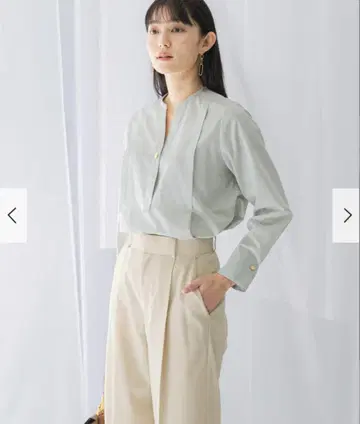 ROSSO/워셔블 디자인 셔츠 블라우스/25ss