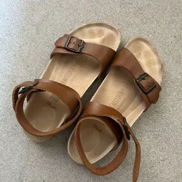 22.5cm BIRKENSTOCK 빌켄 가죽 샌들