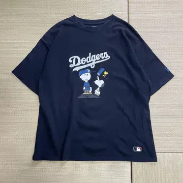 MLB 다저스 프릭스 스토어 스누피 티셔츠 오타니 쇼헤이 블랙 L