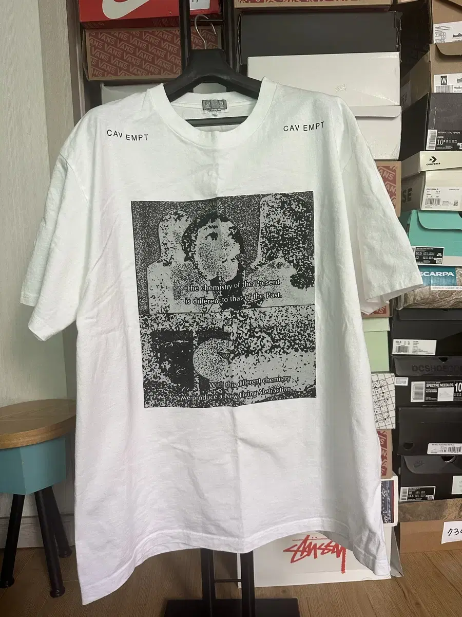 [XXL] Cavempt cav empt White Short Sleeve T-Shirt
