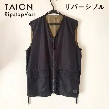 TAION 베스트 Ripstop Vest 리버서블 L 사이즈